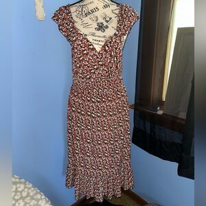 Allen B. by Allen Schwartz Multicolor Floral Dress